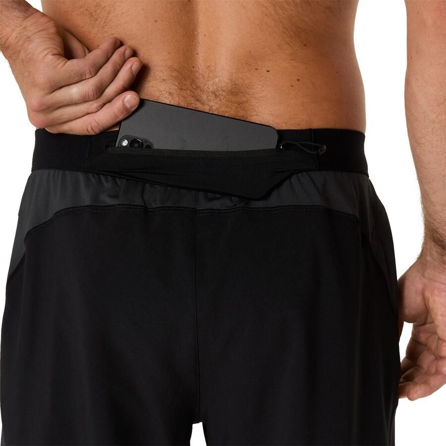 ASICS Road 7" Shorts Black- Heren Black