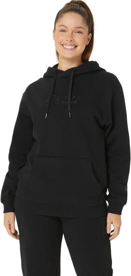 ASICS Logo Overhead Hoodie Black- Dames Black - Foto 7
