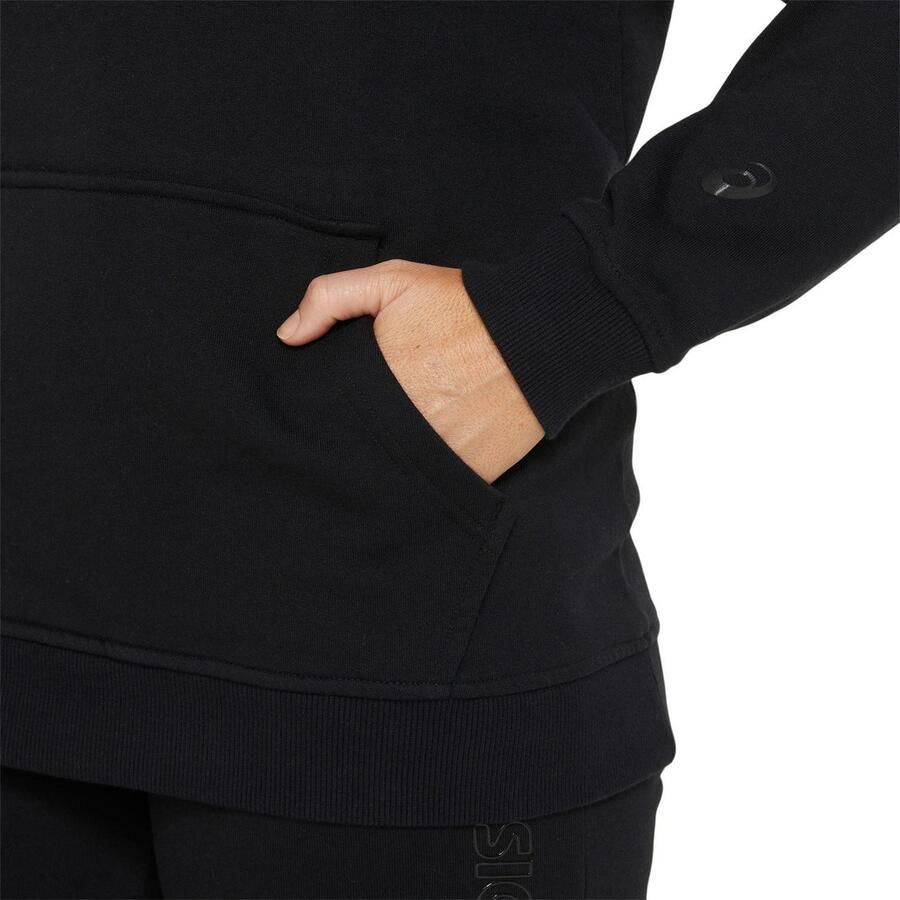 ASICS Logo Overhead Hoodie Black- Dames Black