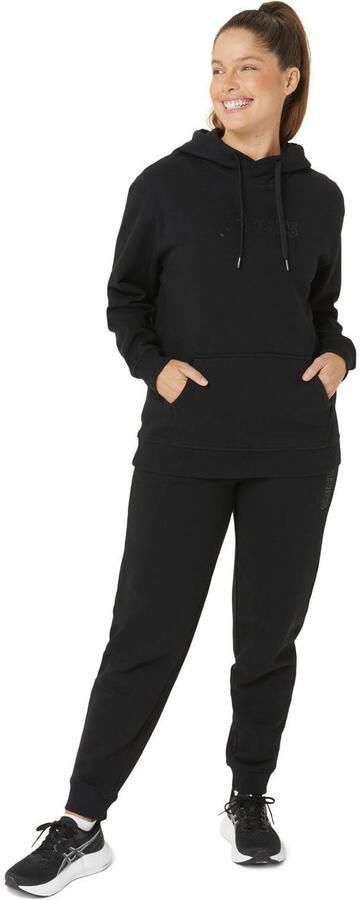 ASICS Logo Overhead Hoodie Black- Dames Black - Foto 6