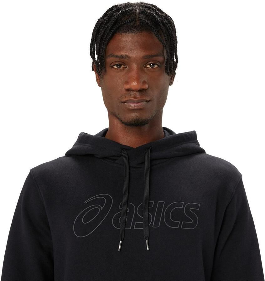 ASICS Logo Hoodie Black- Heren Black - Foto 2