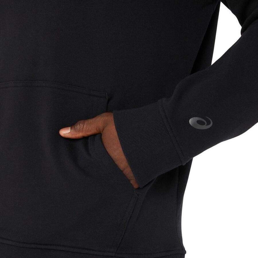 ASICS Logo Hoodie Black- Heren Black