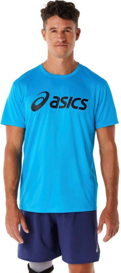 ASICS core logo hardloopshirt blauw heren