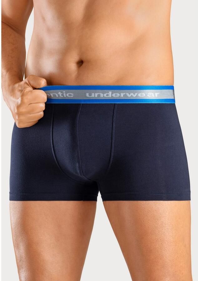 AUTHENTIC LE JOGGER Boxershort voor heren aangenaam zachte neon-boord (4 stuks Set van 4) - Foto 3