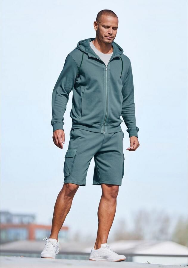 AUTHENTIC LE JOGGER Sweatshort Cargozakken met webdetails - Foto 4