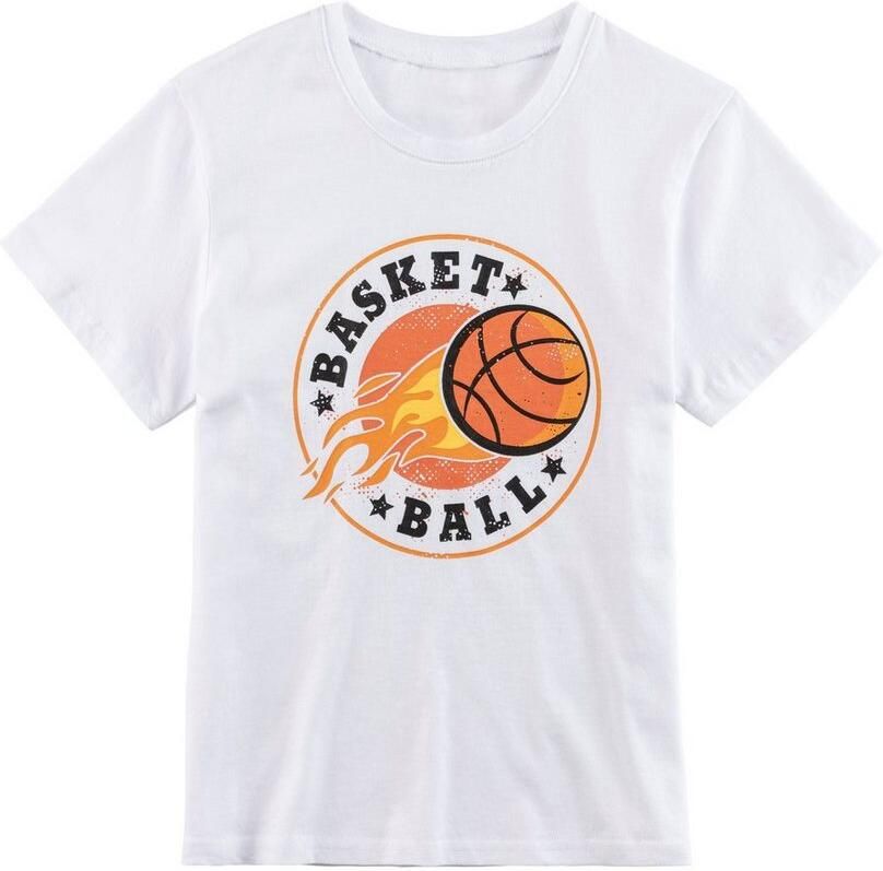 AUTHENTIC LE JOGGER Pyjama met basketbalprint (2-delig 1 stuk) - Foto 2