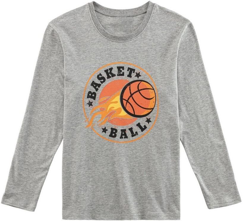 AUTHENTIC LE JOGGER Pyjama met basketbalprint (2-delig 1 stuk)