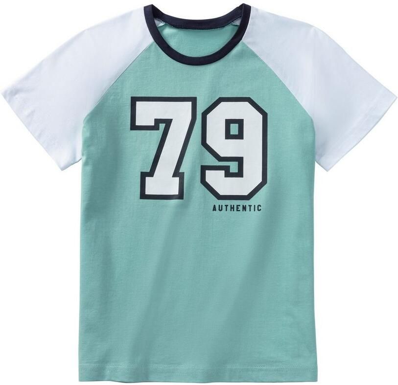 AUTHENTIC LE JOGGER Pyjama voor jongens met grote collegeprint voorop (2-delig 1 stuk)