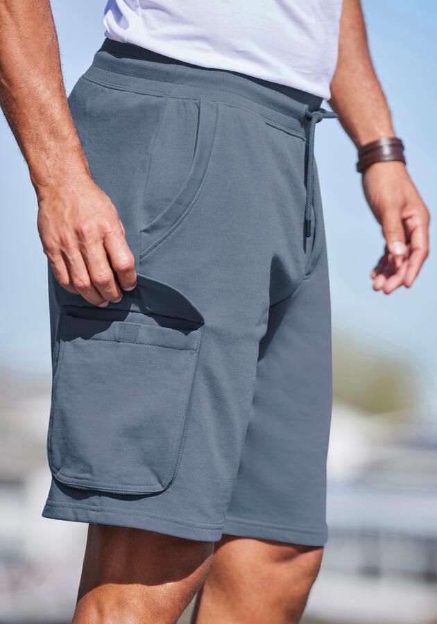 AUTHENTIC LE JOGGER Sweatshort Cargozakken met webdetails - Foto 6