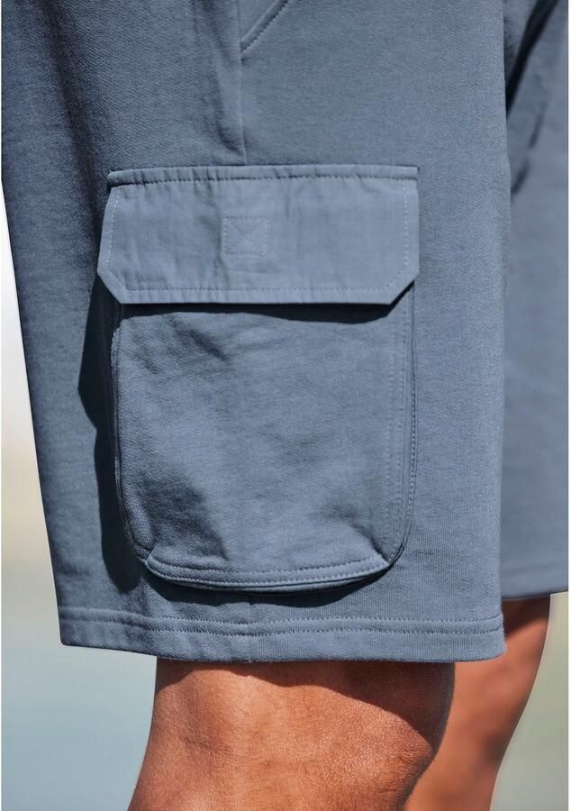 AUTHENTIC LE JOGGER Sweatshort Cargozakken met webdetails - Foto 3