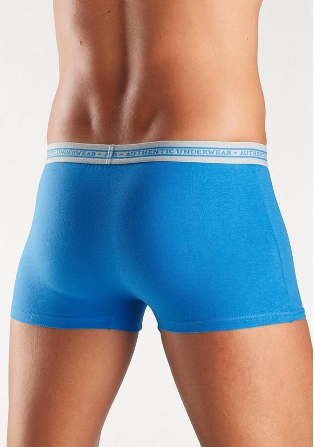 AUTHENTIC UNDERWEAR Boxershort voor heren zwarte weefband met logo-opschrift (set 4 stuks) - Foto 7