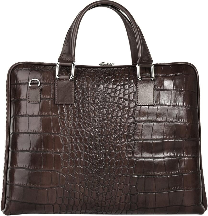 Bagan Aktetas echt leer made in italy - Foto 8