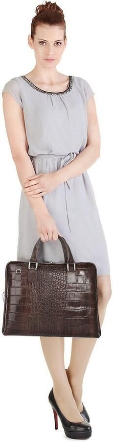 Bagan Aktetas echt leer made in italy - Foto 6