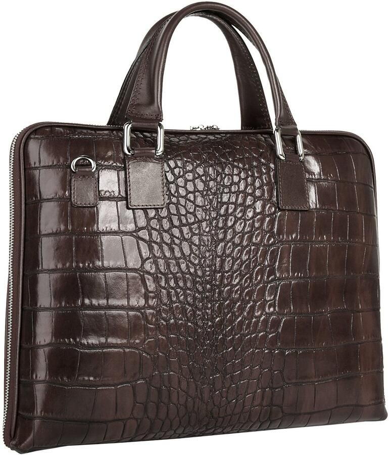 Bagan Aktetas echt leer made in italy - Foto 4