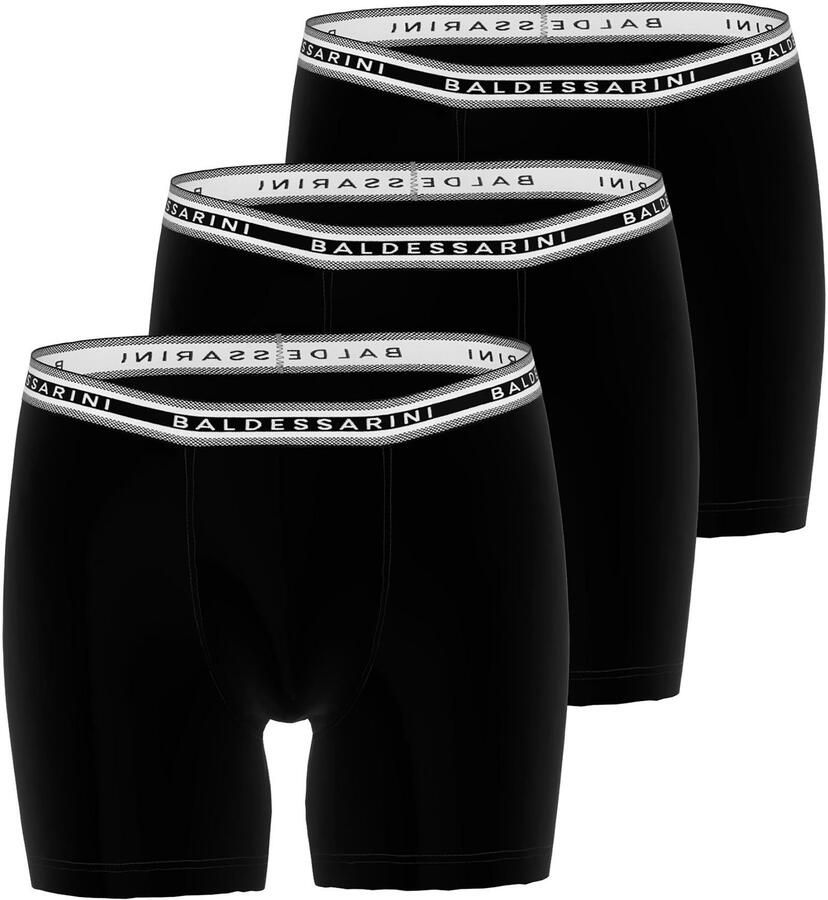 BALDESSARINI Lange onderbroek Monaco Brede band strak elastisch basic verwar d katoenmix (3 stuks) - Foto 5