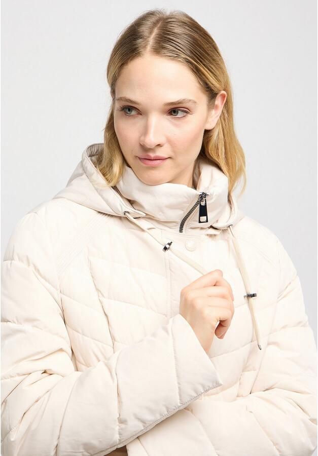 Barbara Lebek Gewatteerde jas met een capuchon