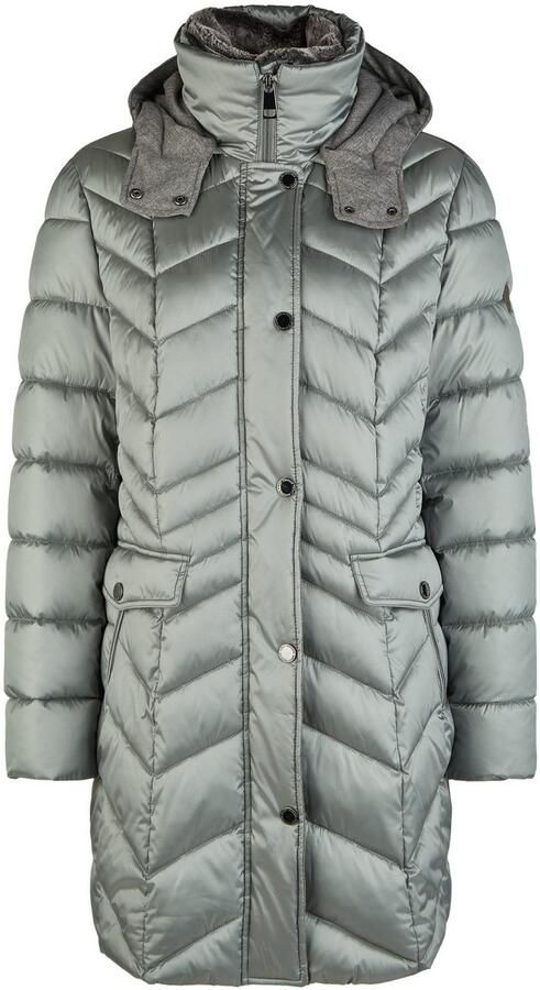 Barbara Lebek Gewatteerde jas met een capuchon - Foto 4