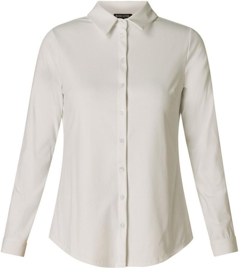 Base Level Blouse met lange mouwen TAMARA met stretch en knoopsluiting - Foto 2