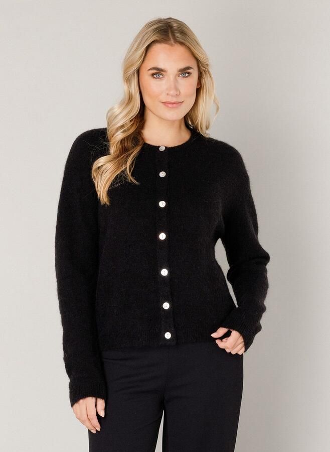 Base Level Cardigan Yuli met wol en knoopsluiting - Foto 7