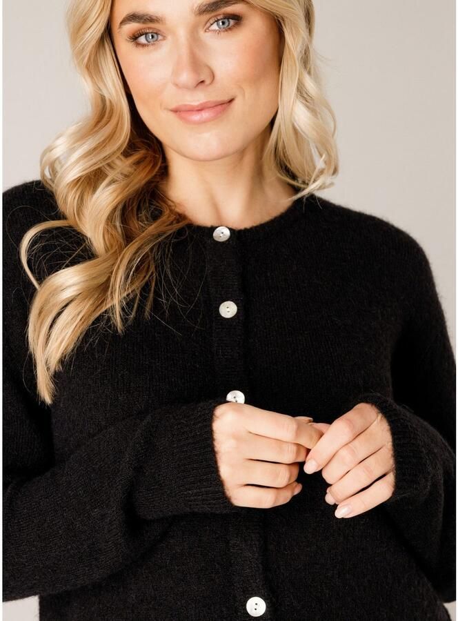 Base Level Cardigan Yuli met wol en knoopsluiting - Foto 4