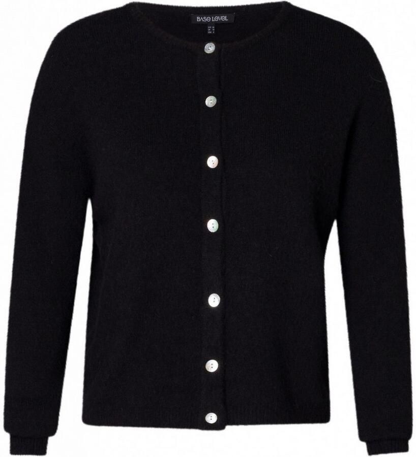 Base Level Cardigan Yuli met wol en knoopsluiting - Foto 3