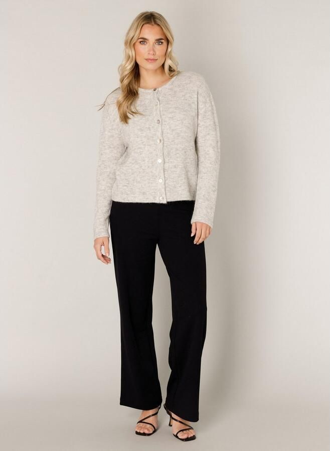 Base Level Cardigan Yuli met wol en knoopsluiting - Foto 6