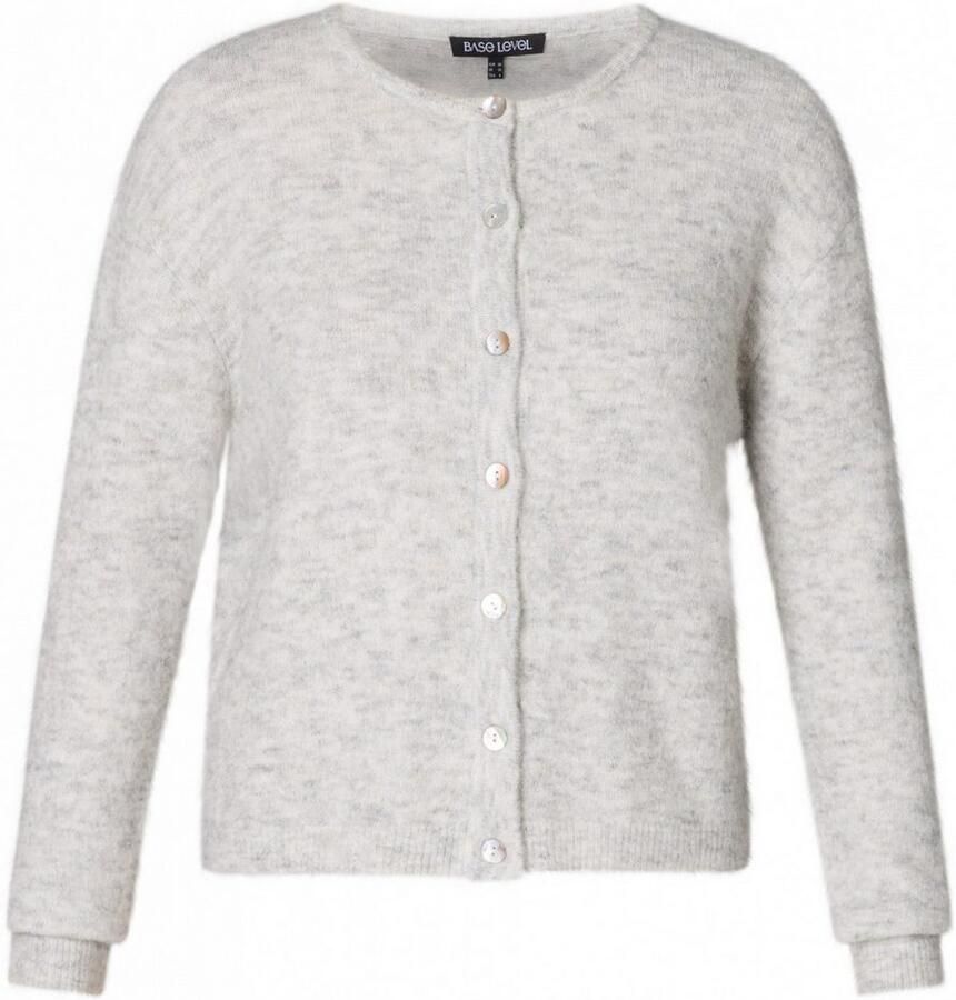 Base Level Cardigan Yuli met wol en knoopsluiting - Foto 3