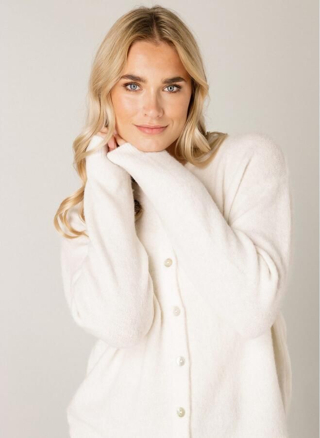 Base Level Cardigan Yuli met wol en knoopsluiting - Foto 3
