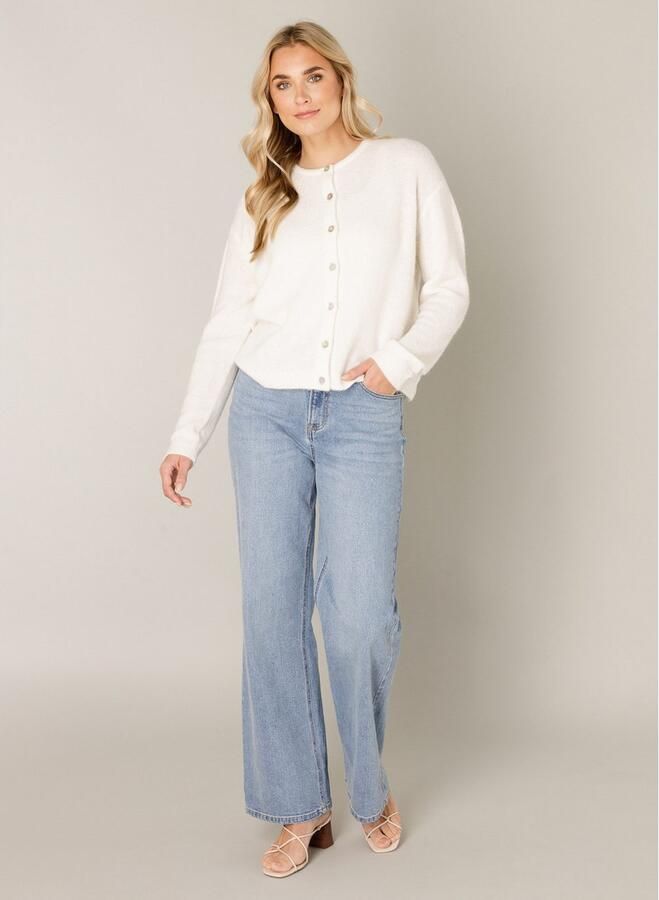 Base Level Cardigan Yuli met wol en knoopsluiting - Foto 4