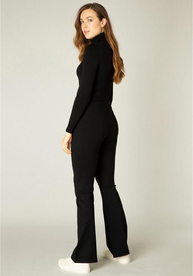 Base Level fijngebreide coltrui Yuen zwart - Foto 6