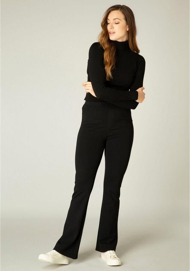 Base Level fijngebreide coltrui Yuen zwart - Foto 5