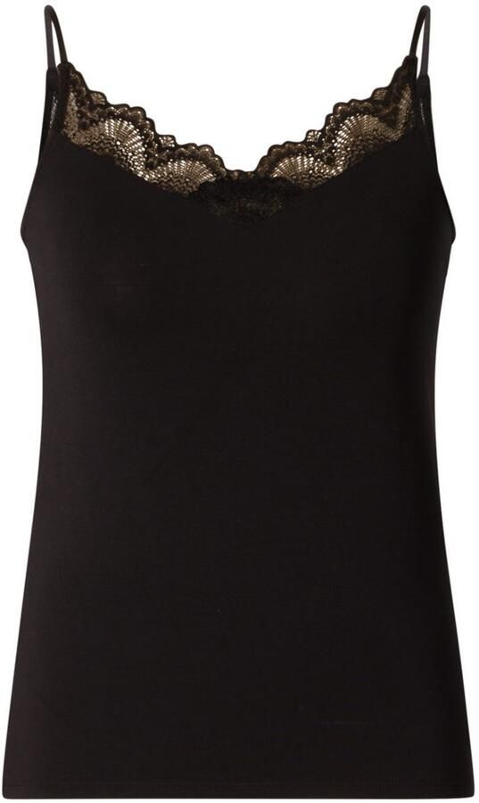 Base Level Kanten top met spaghettibandjes en kantdetails - Foto 4