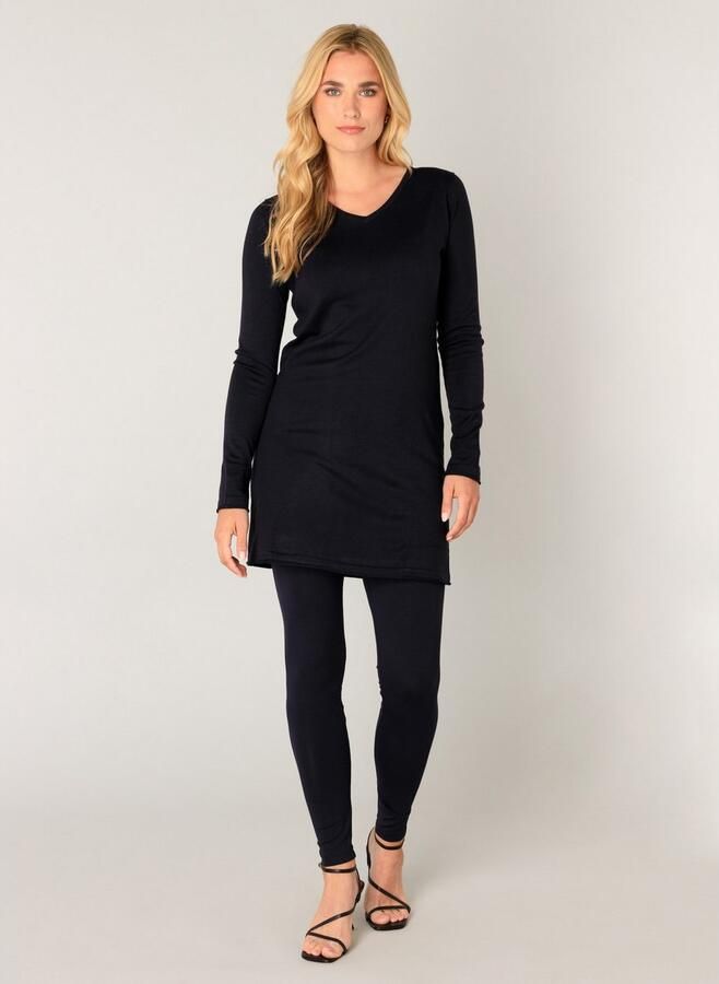 Base Level fijngebreide tuniektop Yola donkerblauw - Foto 4