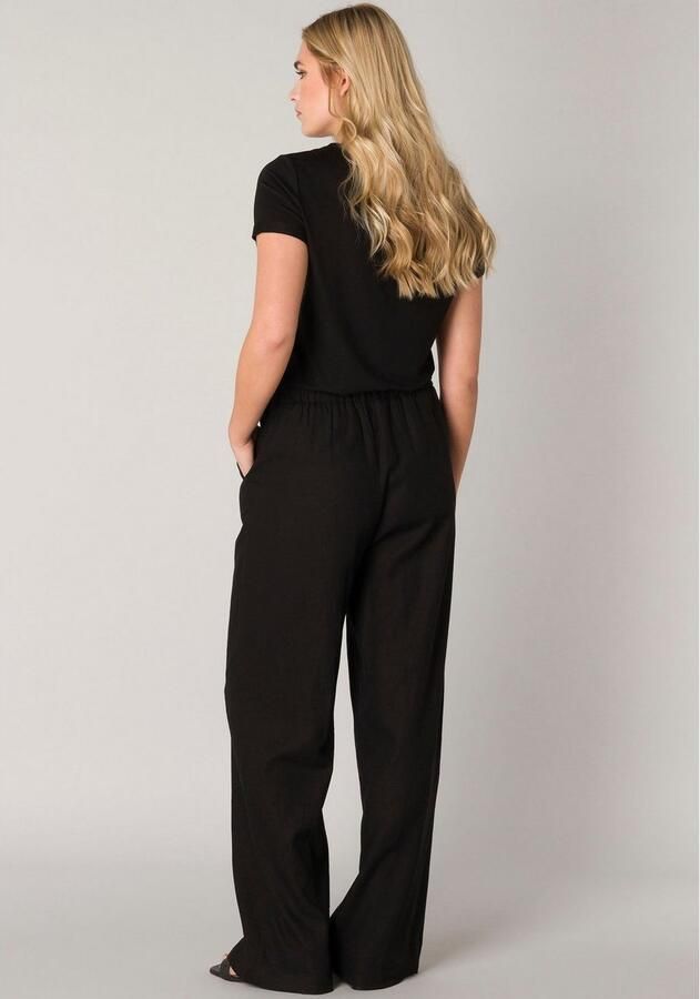 Base Level Linnen broek YUL Zomerbroek met elastische band - Foto 3