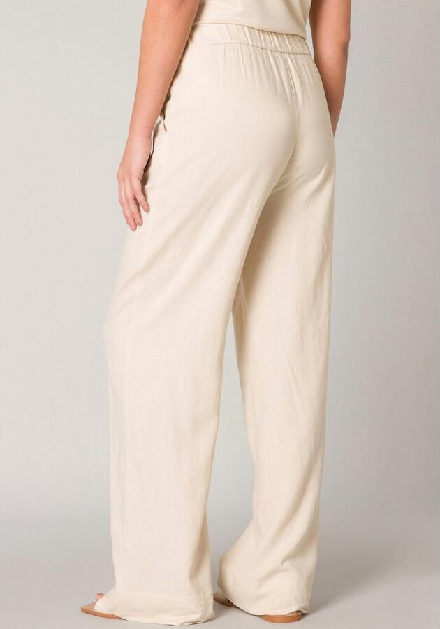 Base Level Linnen broek YUL Zomerbroek met elastische band - Foto 4