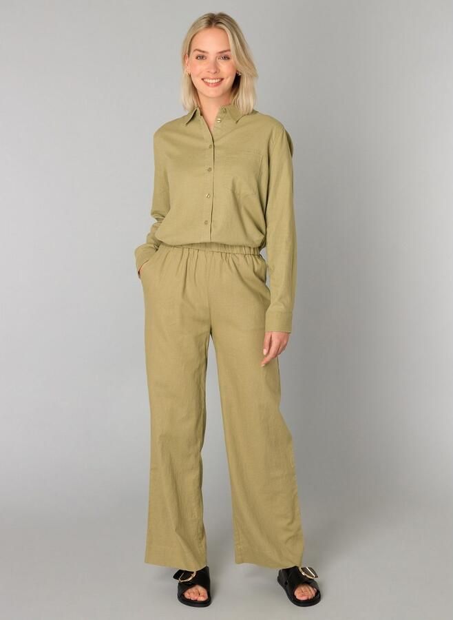 Base Level Linnen broek YUL Zomerbroek met elastische band - Foto 7