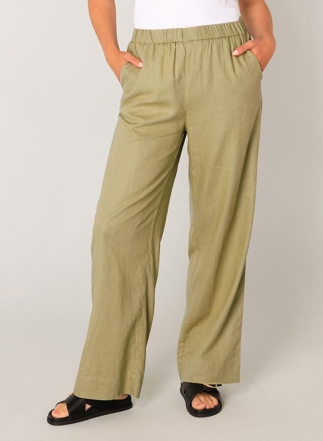 Base Level Linnen broek YUL Zomerbroek met elastische band - Foto 9