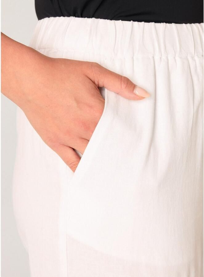 Base Level Linnen broek YUL Zomerbroek met elastische band - Foto 5