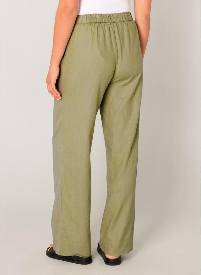 Base Level Linnen broek YUL Zomerbroek met elastische band - Foto 3