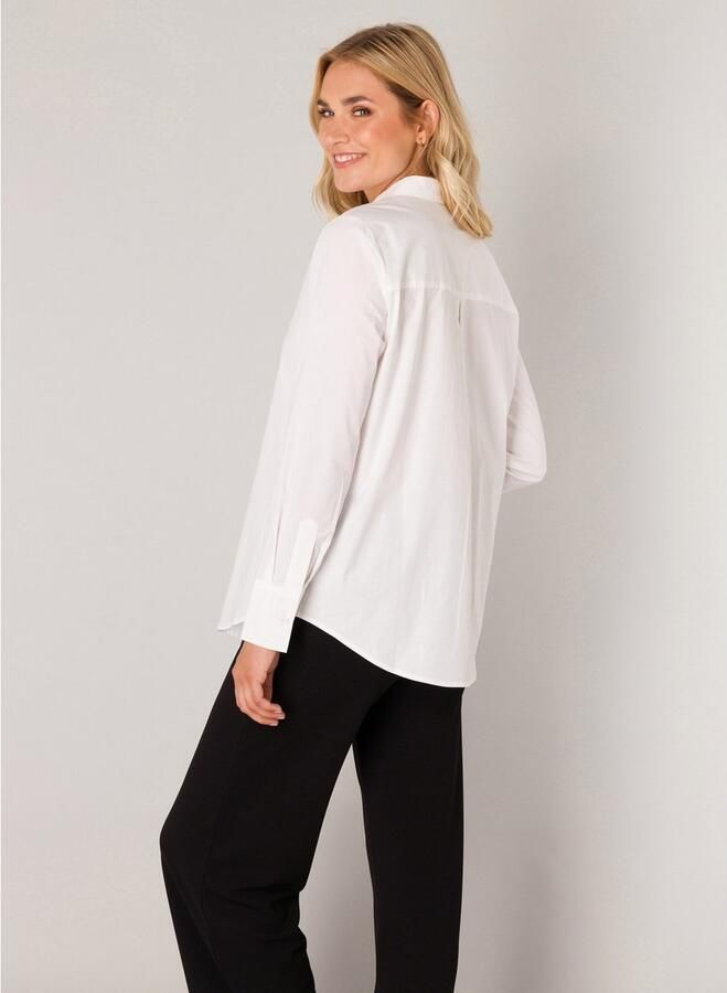 Base Level Overhemdblouse Yune in unikleur - Foto 3