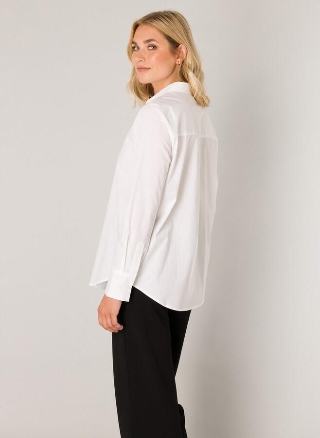 Base Level Overhemdblouse Yune in unikleur - Foto 6