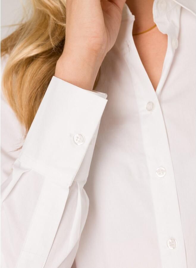 Base Level Overhemdblouse Yune in unikleur - Foto 4