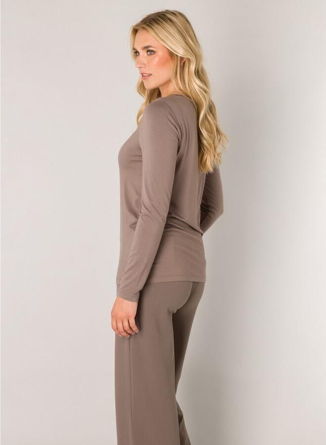 Base Level Shirt met lange mouwen met v-hals - Foto 2