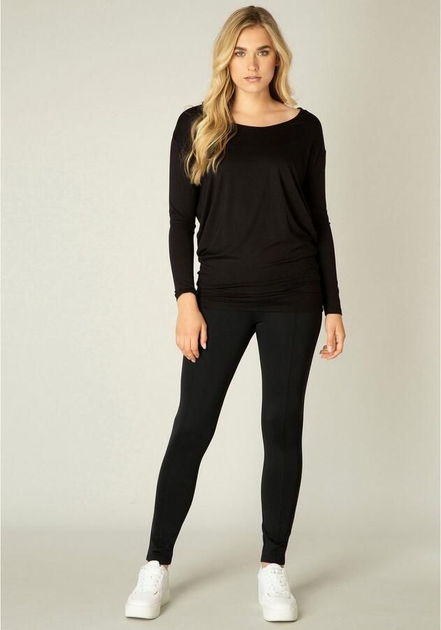 Base Level Shirt met lange mouwen Yolanda Wijd model met modellerende inzet bij de heupen - Foto 5