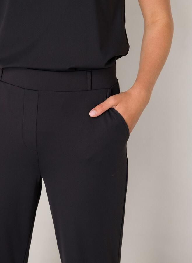 Base Level Stoffen broek Tori Zomerbroek met uitlopende pijpen en stretch - Foto 3