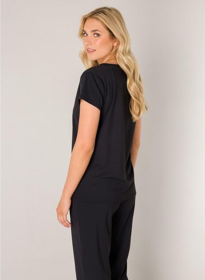 Base Level T-shirt Tilly met v-hals - Foto 5