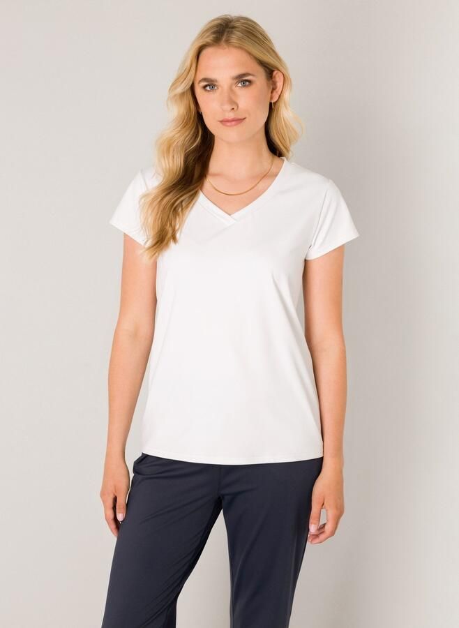 Base Level T-shirt Tilly met v-hals - Foto 2