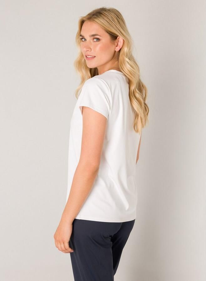 Base Level T-shirt Tilly met v-hals - Foto 4