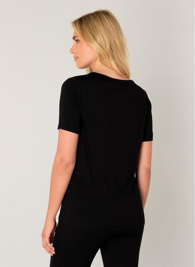 Base Level basic T-shirt Yanic zwart - Foto 4