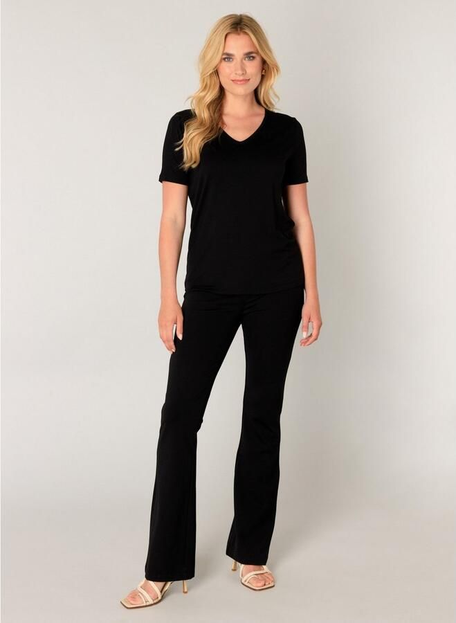 Base Level basic T-shirt Yanic zwart - Foto 5